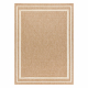 SPARK 0687A beige / cream carpet - Frame, sisal, structural