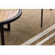 SPARK 0687A alfombra beige / crema - Marco, sisal, estructural