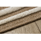 SPARK 0687A alfombra beige / crema - Marco, sisal, estructural