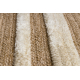 SPARK 0687A alfombra beige / crema - Marco, sisal, estructural