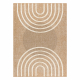 SPARK 0688A alfombra beige / crema - Geométrico, sisal, estructural