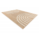 SPARK 0688A alfombra beige / crema - Geométrico, sisal, estructural