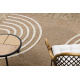 Tapis SPARK 0688A beige / crème - Géométrique, sisal, structurel