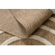 SPARK 0688A beige / fløde tæppe - Geometrisk, sisal, strukturel