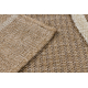 SPARK 0688A beige / fløde tæppe - Geometrisk, sisal, strukturel