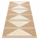 SPARK 0698A alfombra beige / crema - Geométrico, Triangulos, sisal, estructural