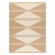 SPARK 0698A alfombra beige / crema - Geométrico, Triangulos, sisal, estructural