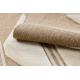 SPARK 0698A beige / creme Teppich - Geometrisch, Dreiecke, Sisal, Strukturell