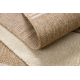 SPARK 0698A beige / creme Teppich - Geometrisch, Dreiecke, Sisal, Strukturell