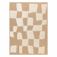 SPARK 0710A beige / fløde tæppe - Geometrisk, sisal, strukturel