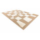 SPARK 0710A alfombra beige / crema - Geométrico, sisal, estructural