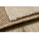 SPARK 0710A beige / cream carpet - Geometric, sisal, structural