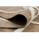 SPARK 0708A beige / creme Teppich - Gitter, Diamanten Sisal, Strukturell