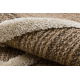 SPARK 0708A beige / creme Teppich - Gitter, Diamanten Sisal, Strukturell