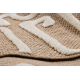 SPARK 0711A beige / creme Teppich - Labirynth, Sisal, Strukturell