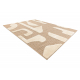 SPARK 0696A beige / fløde tæppe - Geometrisk, sisal, strukturel