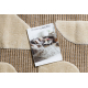 Tapis SPARK 0696A beige / crème - Géométrique, sisal, structurel