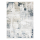 DISTIN 0144A white / cream / beige modern carpet - Abstraction, vintage, fringes