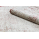 DISTIN 0828A pink / powder / white modern carpet - Abstraction, vintage, fringes