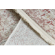 DISTIN 0828A pink / powder / white modern carpet - Abstraction, vintage, fringes