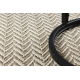 Alfombra sisal BOHO 47000651 Espina de pescado beige