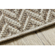 Alfombra sisal BOHO 47000651 Espina de pescado beige