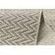 Alfombra sisal BOHO 47000651 Espina de pescado beige