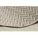 Alfombra sisal BOHO 47000651 Espina de pescado beige