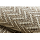 Alfombra sisal BOHO 47000651 Espina de pescado beige