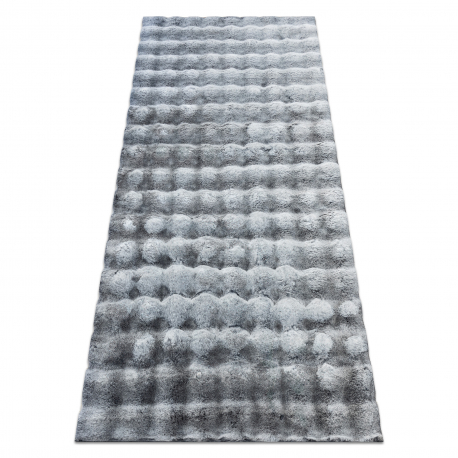 Alfombra SAMPLE Bunny BUBBLE, Uniform gris