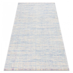 Carpet SAMPLE RAINBOW A0055A Abstraction Sisal blue / cream 