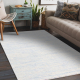 Carpet SAMPLE RAINBOW A0055A Abstraction Sisal blue / cream 