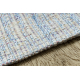 Carpet SAMPLE RAINBOW A0055A Abstraction Sisal blue / cream 