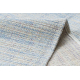 Teppich SAMPLE RAINBOW A0055A Abstraktion Sisal blau / creme