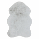 Carpet SAMPLE Bunny SHAPE uniform, light grey