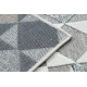 Tappeto SAMPLE GARDEN Chenille A0956A Geometrico crema / grigio / arancione