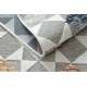 Tappeto SAMPLE GARDEN Chenille A0956A Geometrico crema / grigio / arancione