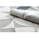 Carpet SAMPLE GARDEN Chenille A0967A Geometric cream / grey