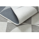 Carpet SAMPLE GARDEN Chenille A0967A Geometric cream / grey