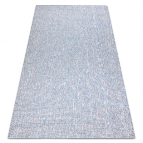 Carpet SAMPLE HARBOR A1050A Abstraction Sisal blue / beige