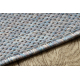 Carpet SAMPLE HARBOR A1050A Abstraction Sisal blue / beige