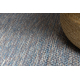 Carpet SAMPLE HARBOR A1050A Abstraction Sisal blue / beige