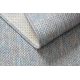 Carpet SAMPLE HARBOR A1050A Abstraction Sisal blue / beige