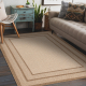 Carpet SAMPLE NATURA B3788A Frame Sisal beige / brown