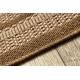 Carpet SAMPLE NATURA B3788A Frame Sisal beige / brown