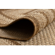 Carpet SAMPLE NATURA B3788A Frame Sisal beige / brown