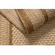 Carpet SAMPLE NATURA B3788A Frame Sisal beige / brown