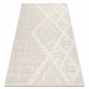 Covor SAMPLE NATUREL ESTE FR403 Geometric Sisal bej / cremă 