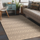 Alfombra SAMPLE JUTTE A0469A Boho Sisal beige / negra 