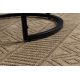 Tapijt SAMPLE JUTTE A0469A Boho Sisal beige / zwart